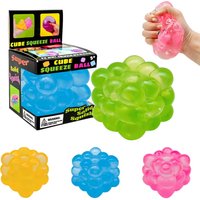 1Pc New three-dimensional candy kneading music adult Stress Relief Squeeze sensory Toys Decompression Simulation Cube Party Gift