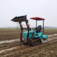 2026 Farm Crawler Tractor High Performance 50hp 60hp 80hp 100hp 4x4 Rubber Track Agriculture Diesel Gearbox