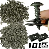 kkjoy U Type Metal Screw Clips for Bumper Undertray suit for cars and motorcycles