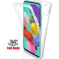 360 Full Body Transparent Case For Samsung Galaxy A51 A71 A52 A53 A54 A55 A56 5G A21S A26 A36 A31 A41 Shockproof Cover Fundas