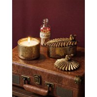 Nicole Leaf Lark Candle Jar with Lid Silicone Molds for Plaster DIY Candle Vessel Concrete Mould Home Decor Accessories