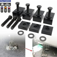 Black Rear Seat Support Recline Spacer Kit for 07-17 Jeep Wrangler JK Unlimited 4-Door Accessories Rear Seat Recline Kit