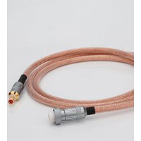 HIFI Pure copper GX16-2P TO DC2.5 DC2.1 Cable GX12 to DC2.1 DC2.5 Phono Cable Amplifier Linear Power Supply Output Upgrade Line