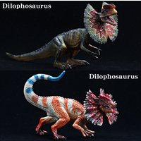 Large Size Dilophosaurus Action Figure - Prehistoric Simulation Jurassic Dinosaur Toy for Kids Animal Decoration Gift