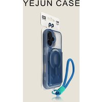 Luxury Magnetic Card Phone Case for IPhone 17 Air 16 15 14 12 13 11 Promax Plus All Inclusive Lanyard Protective Back Cover
