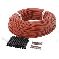 MINCO HEAT 5~100M Infrared Carbon Fiber Heating Cable 12K 33ohm Coil 3mm±0.2 Wires for Floor Heating System