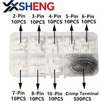 JST GH1.25 Connector Crimp Terminal 1.25mm 2/3/4/5/6/7/8/10 Pin Housing KIT Set Box For Flight Controller 3D Printer