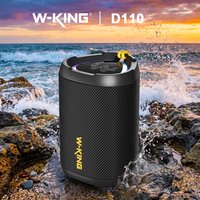 W-King D110 15W Bluetooth Speaker 5.3 Wireless Home Party System RGB Lights 12H Working Time TWS HiFi Sound Box TF Card Reader