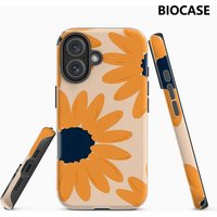 Retro Orange Daisies IPhone17 Must-Haves Phone Case for IPhone 17 16 15 14 13 12 11 Pro Max Plus Double-layer Back Cover
