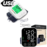 New Blood Pressure Monitor Automatic Tonometer Upper Arm BP Meter Medical Tensiometer Pressure Measure Device Digital HD Screen