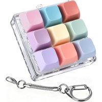 Keyboard Decompression Button Finger Clicker Toys Fidget Stress Relief for Adults Kids Boys Girls Creative Idea Novelty Gifts