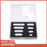 Magnetic Stir Bar Set Magnetic Stirring Rod Stable Erosion Resistant Practical 10mm-40mm with Plastic Box for Laboratory