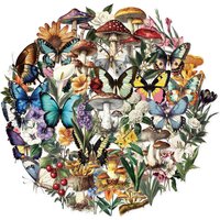 50PCS Retro Mushroom Plant Butterfly PET Creative Speaker Phone Case Notebook Skateboard Motorcycle Sticker