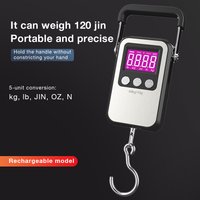 New 60kg/10g LCD Display USB Charging Digital Hanging Hook Scale Electronic Travel Luggage Scale Weighing Balance