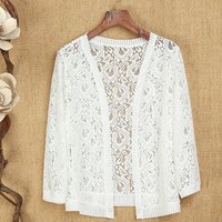 Short Outer Wear Multicolor Lace Shawl Breathable Short Tulle Shawl Sun Protection Clothing Women