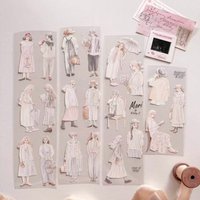 Listenida x Windry Mori Monoch Romantic Girl Washi PET Tape for Planner Card Making DIY Scrapbooking Plan Decorative Sticker