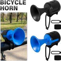 Bike Horn 120dB Loud Electric Bicycle Bell IPX4 Waterproof Handlebar Alarm Mini Riding Speaker For MTB Road E Bike Scooter