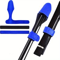 Fishing Rod Tie Tip Cover Sleeves Pole Strap Belt Fastener Protector Case Pole Glove Bandage Fishing Rod Wrap Pole Straps
