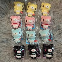 Cute Gloomy Bear Dolls Diaper Series Doll Keychain Cartoon Figure Plush Toys Collection Backpack Accessories Girls Gifts