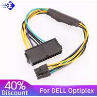 1pc For DELL Optiplex 3020 7020 9020 T1700 Server Adapter Power Cable Cord 30cm ATX 24Pin Female To Motherboard 8Pin Male