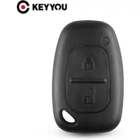 KEYYOU 2 Button Remote Car Key Shell Case For Renault Traffic Master Vivaro Nissan fit VAC102/NE73 Blade