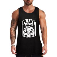 Plant Power Vegan Tank Top Bodybuilding shirt fitness gym clothes for man
