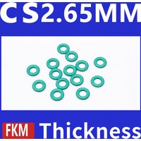 Thickness CS2.65mm Green FKM Fluorine Rubber O-rings Seals Gasket Washer temperature resistant wear-resistant oring