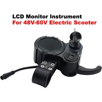 Locking LCD Monitor for 48V-60V LIVIAE Brushless Controller - Smart Instrument Accelerator with Locking LCD Monitor