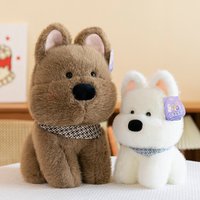 25/35/45/60cm West Highland White Terrier Plush Toy Cute Westie Dog Stuffed Animal Doll Soft Fluffy Puppy Pillow Home Decor Gift