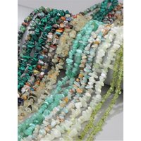 AliExpress Rainagem 3-5mm Natural Irregular Gravel Stone Beads Amethyst Malachite Prehnite Bead For Jewelry Making Bracelet Earring 15.5