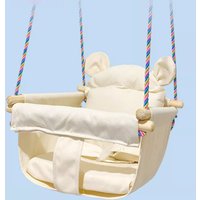 Portable Kids Swing Ceiling Suspended Chair With Seat Cushion Kids Baby Children's Hammock with Safety Belt For Kids Babies