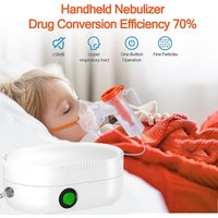 Portable Medical Compressor Nebulizer Handheld Inhaler Atomizer for Adults Children Cough Relief Airway Humidifier Health Care