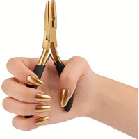 ARLANY Hair Extension Pliers for Micro Beads Rings Microlink Pliers with Anti-slip Handle for Weft Extensions Feather Extensions