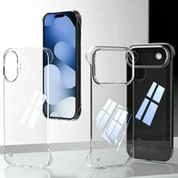 Bezel-Less Half-Pack HD Transparent Hard PC Case for iPhone 17 Pro Max 17 Air Ultra Thin Anti-Yellow Anti-Scratch Slim Cover