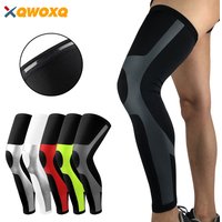 1 PC Outdoor Sport Whole Leg Compression Sleeve - Full Leg Knee Brace for Men Women, UV Leg Support Sleeves, Cycling Leg Warmers
