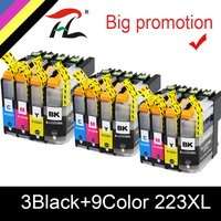 HTL 15 pièces LC223 LC221 LC 223 adhérence pour Brother Cartouche D'encre DCP-J562DW J4120DW MFC-J480DW J680DW J880DW J5320DW