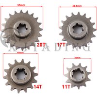 Motorcycle Front Gear Box Sprocket T8F 11/14/17/20T Teeth Pinion For 47cc 49cc Minimoto Mini Dirt Pit Bike Moped Scooter parts