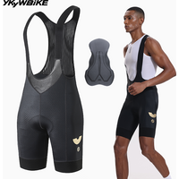 YKYWBIKE Men Cycling Bib Short 3 Pockets Summer Road Bike Short Pants MTB Bicycle Bibs Shorts Pro Team Belgium Pad image 4