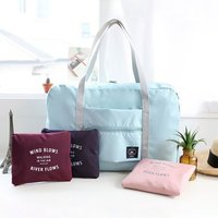 Foldable Travel Duffel Bag, Large Capacity Lightweight Tote Bag, Waterproof Weekender Overnight Bag for Gym & Trip