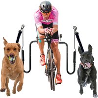 Hands Free Dog Bike Leash Bicycle Dog Walker Attachment Cycling Pet Traction Rope for Outdoor Walking