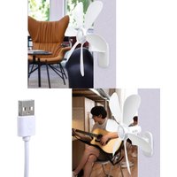 USB Powered Hanging Fan 16.5 Inch Size 1 Speed Setting Quiet Operation For Multiple