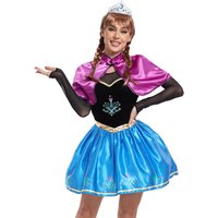 Halloween Costumes for Women Frozen Elsa Anna Princess Costume Adult Snow Queen Cosplay Carnival Party Fancy Dress Up