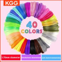 40 Colored PLA Filament for 25M 30M 36M 45M 50M 96M 100M 150M 200M Smoke-free Safe Plastic Refill for 3D Children's Printing Pen