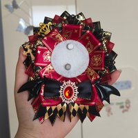 Quadratic Element Lolita Ita Bag Accessories Badge Hloder Luxury Ribbon Goods Display Award Rosette Ribbons Anime cosplay crafts
