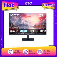 GORĄCO! Monitor biurowy KTC H27T27 27" 2560×1440 100Hz z funkcją Overdrive do 120Hz, rozdzielczość 2K QHD, panel IPS, HDR10, niskie emisje niebieskieg
