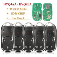 Jingyuqin Télécommande intelligente de proximité pour clé de voiture 315Mhz / 433Mhz ID46 pour Buick Regal Encore Enclave Envision LaCrosse HYQ4AA HYQ4EA