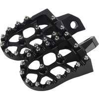 AliExpress PowerMotor Motorcycle Parts Foot Rests Pedals Aluminum alloy For Kawasaki KX KLX KXF 250 450 2006 2021 Foot Pegs Dirt Bike
