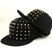 BASEBALL CAPS FOR BOTH Men Women Boys Girls Punk Studded Baseball Hip-Hop Hat Adjustable Snapback Spike Rivet Stud Cap