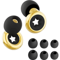 HUAK Noise Reducing Ear Plugs – Extra Coverage, 8 XS/S/M/L Ear Tips Perfect for Concerts, Festivals, Live Events, DJs & Sports