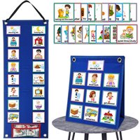 Montessori Toys Kids Visual Schedule Parish Learning Educational Time Activity Set Good Habits Training Games For 3-6 Years Old